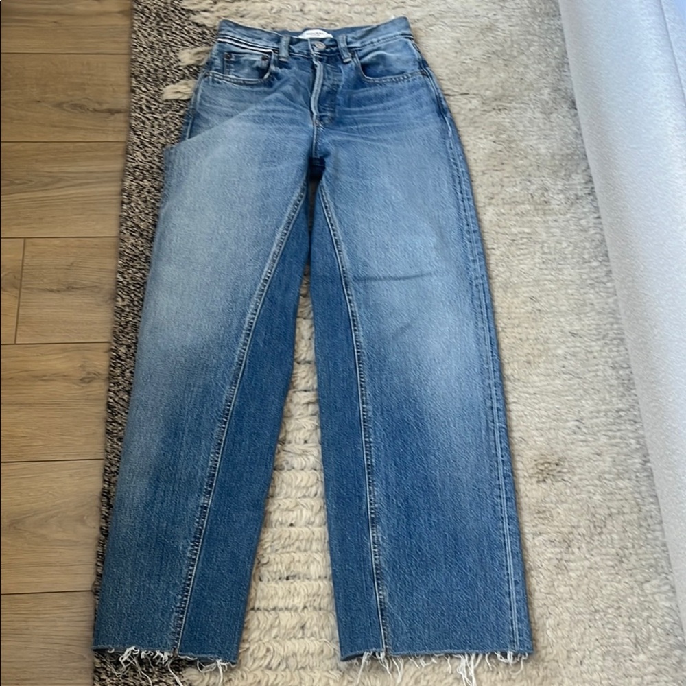 Moussy Blue Straight Leg Women's Jeans